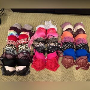 Victoria's Secret Bras - Huge Collection of Multicolor Lace & Print